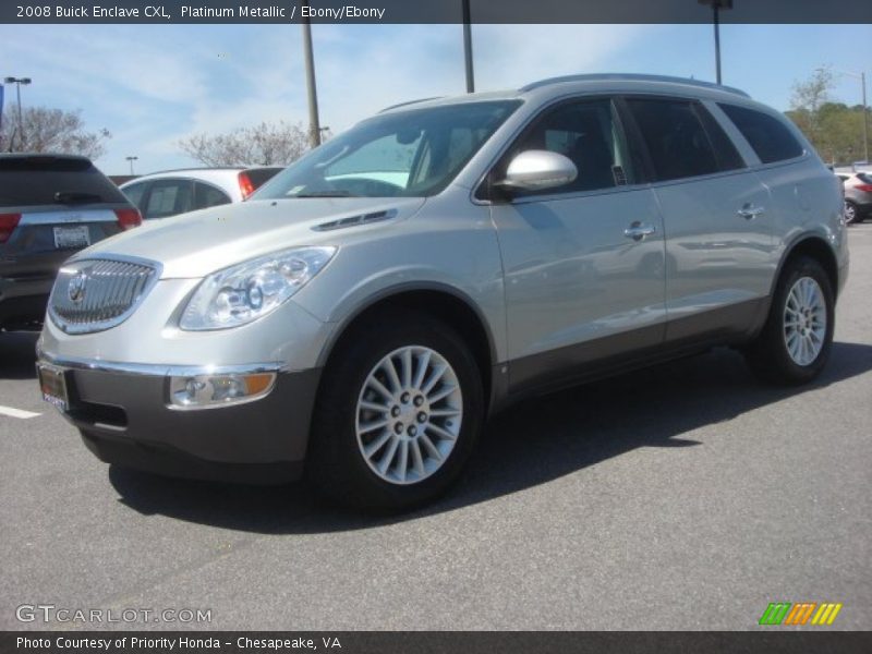 Platinum Metallic / Ebony/Ebony 2008 Buick Enclave CXL