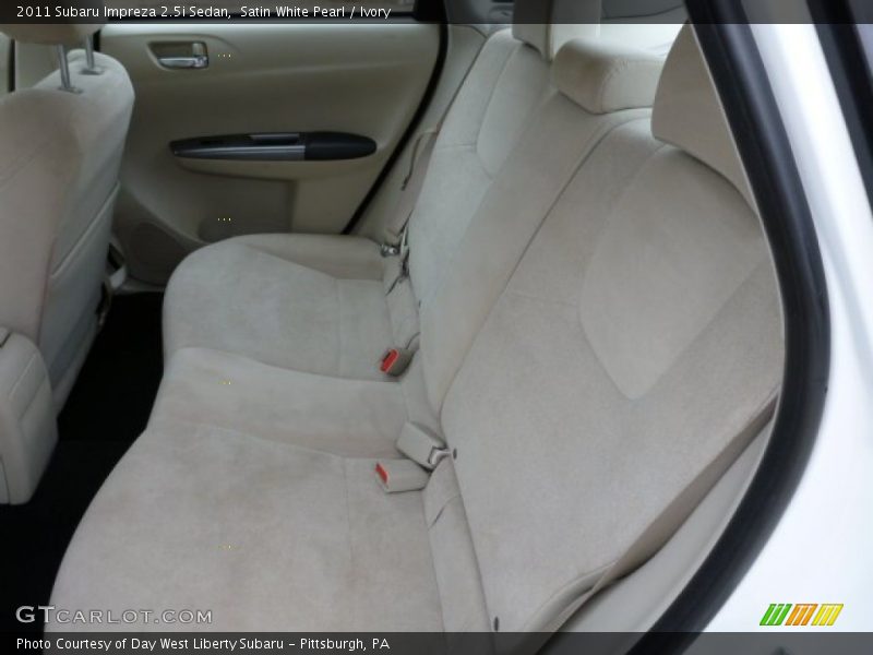Satin White Pearl / Ivory 2011 Subaru Impreza 2.5i Sedan
