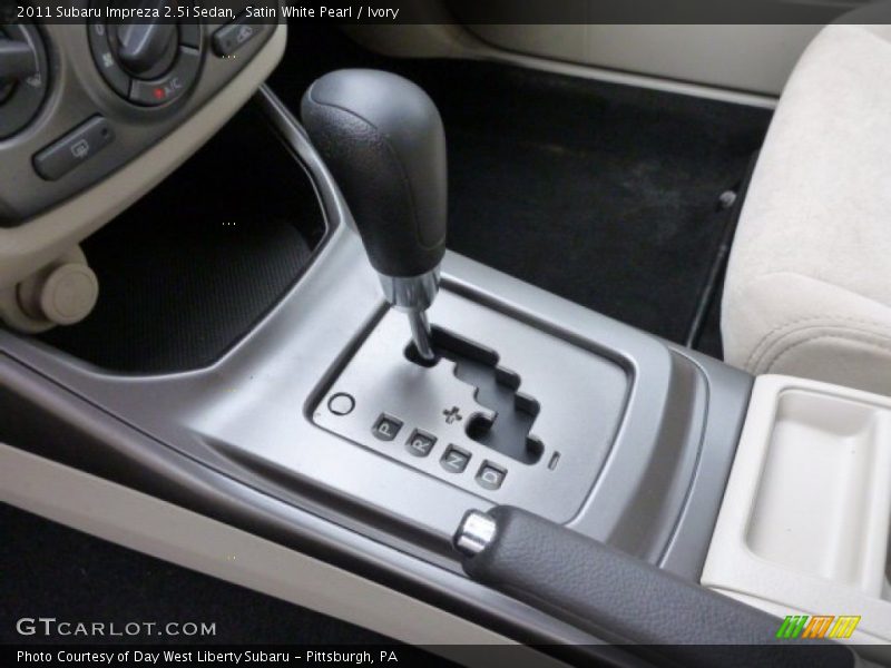 Satin White Pearl / Ivory 2011 Subaru Impreza 2.5i Sedan
