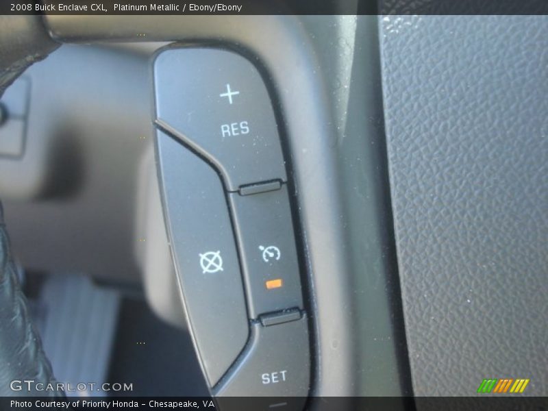Platinum Metallic / Ebony/Ebony 2008 Buick Enclave CXL