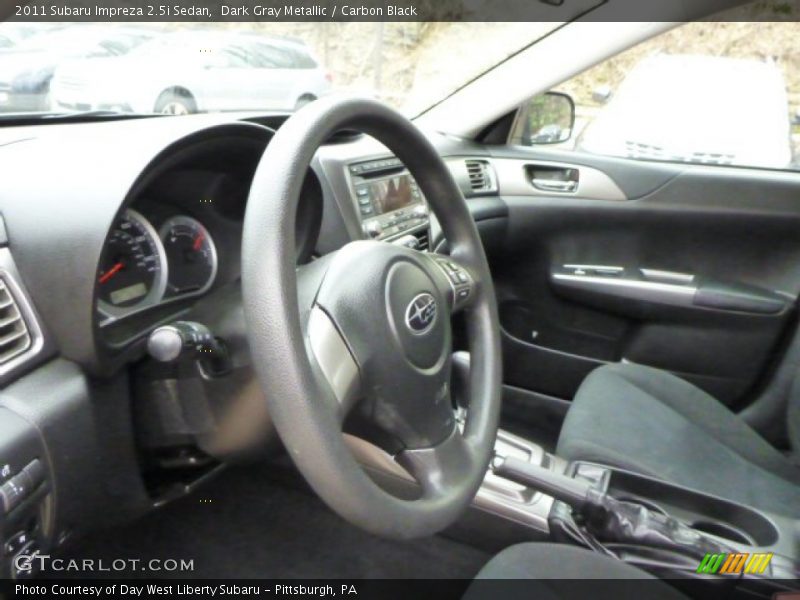 Dark Gray Metallic / Carbon Black 2011 Subaru Impreza 2.5i Sedan