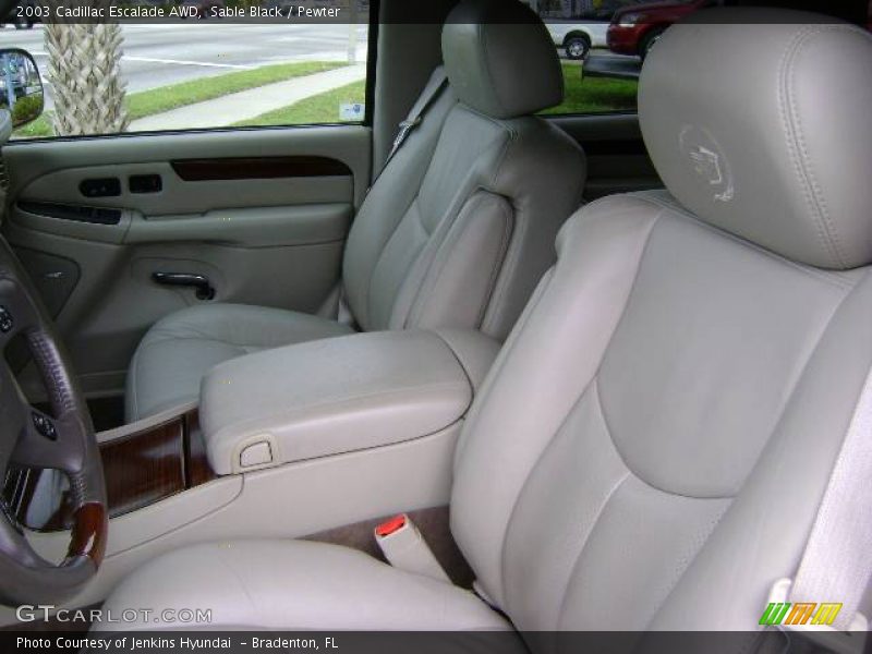 Sable Black / Pewter 2003 Cadillac Escalade AWD