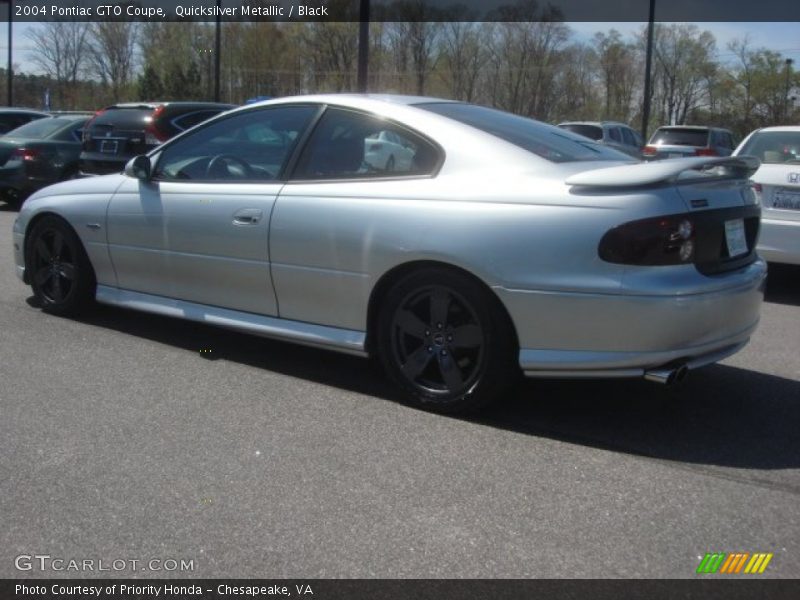 Quicksilver Metallic / Black 2004 Pontiac GTO Coupe