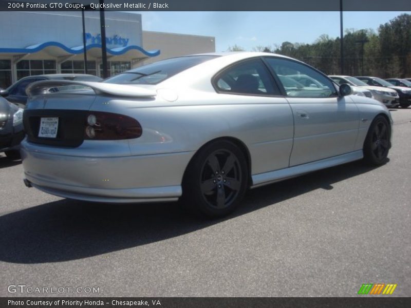 Quicksilver Metallic / Black 2004 Pontiac GTO Coupe