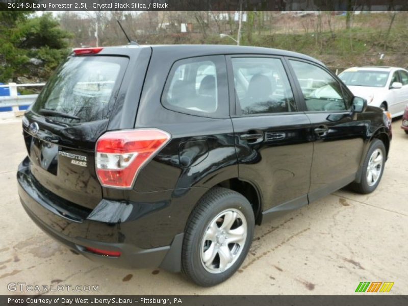 Crystal Black Silica / Black 2014 Subaru Forester 2.5i