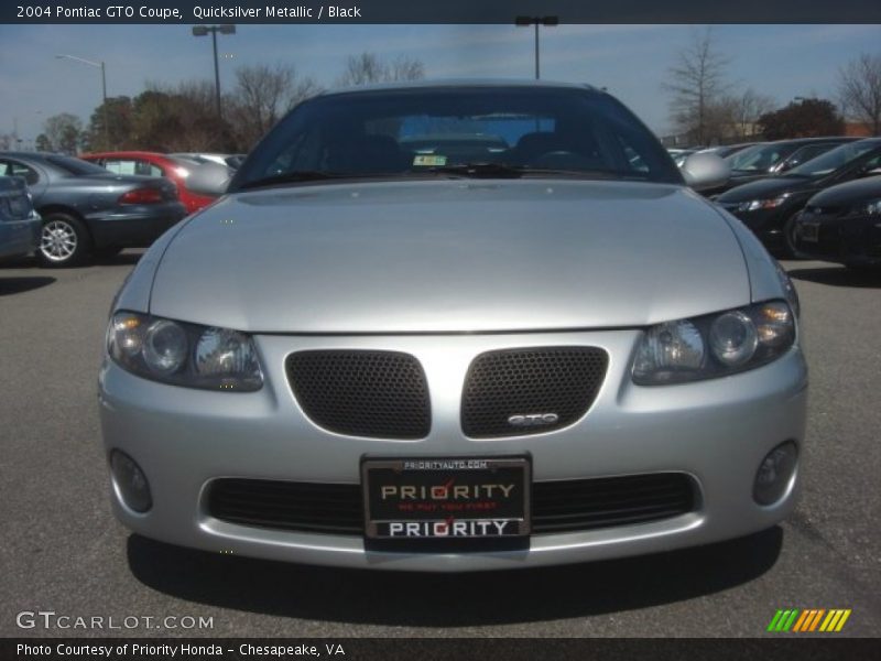 Quicksilver Metallic / Black 2004 Pontiac GTO Coupe