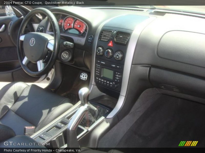 Quicksilver Metallic / Black 2004 Pontiac GTO Coupe