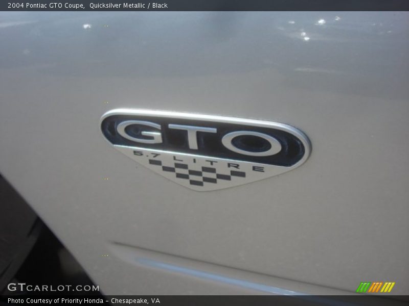 GTO 5.7 LITRE - 2004 Pontiac GTO Coupe