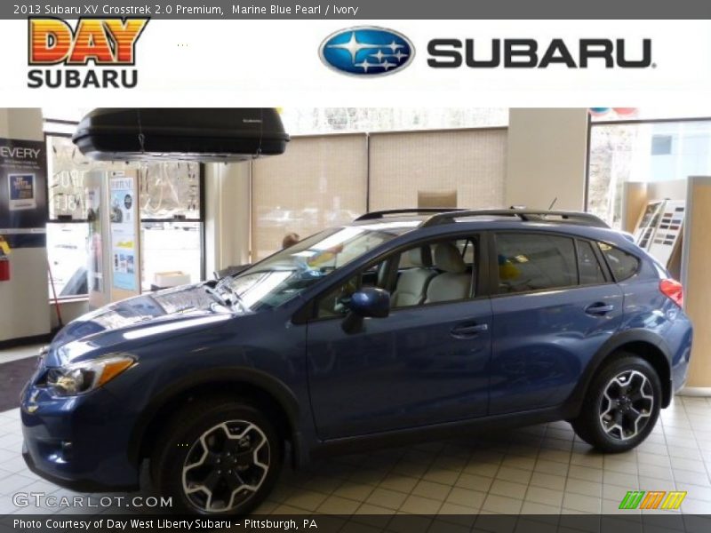 Marine Blue Pearl / Ivory 2013 Subaru XV Crosstrek 2.0 Premium