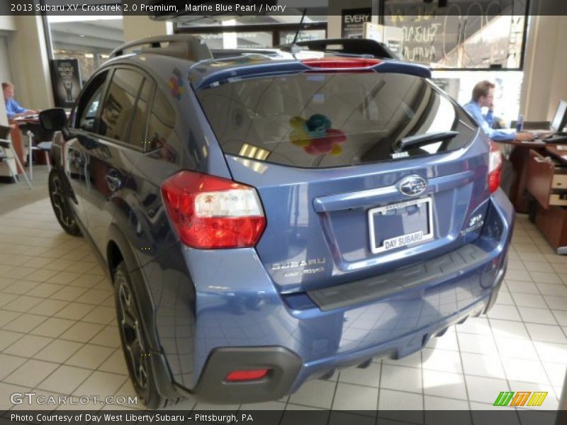 Marine Blue Pearl / Ivory 2013 Subaru XV Crosstrek 2.0 Premium