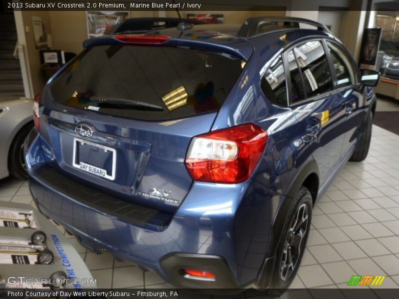Marine Blue Pearl / Ivory 2013 Subaru XV Crosstrek 2.0 Premium