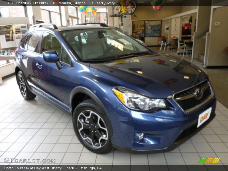 Marine Blue Pearl / Ivory 2013 Subaru XV Crosstrek 2.0 Premium