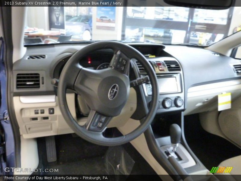 Marine Blue Pearl / Ivory 2013 Subaru XV Crosstrek 2.0 Premium
