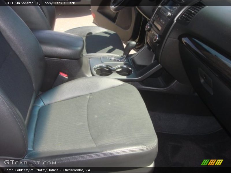 Ebony Black / Black 2011 Kia Sorento EX