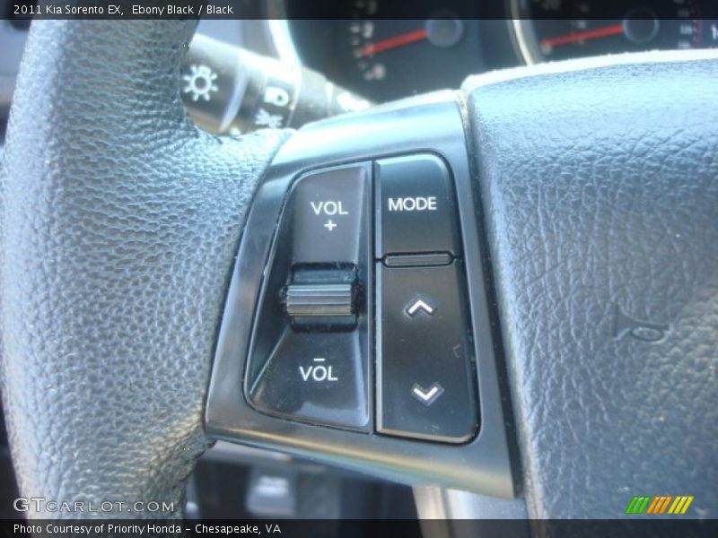 Ebony Black / Black 2011 Kia Sorento EX