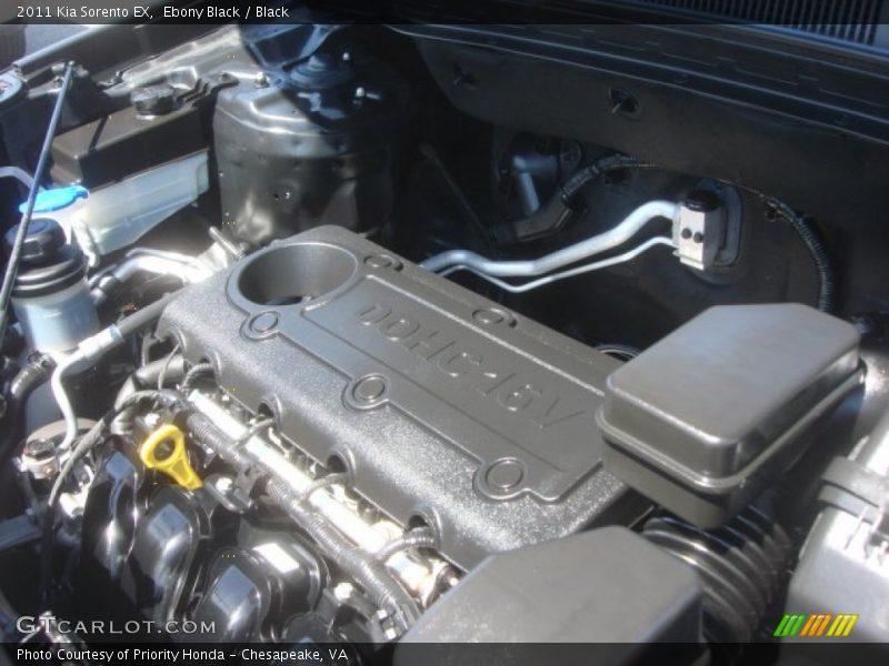 Ebony Black / Black 2011 Kia Sorento EX