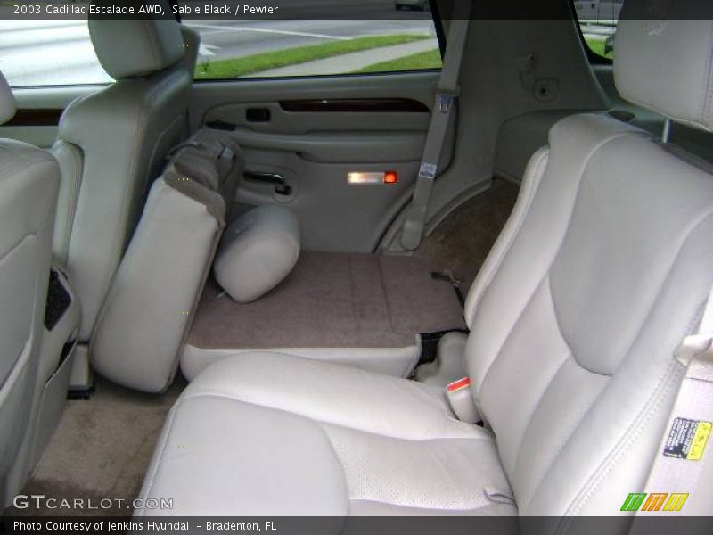 Sable Black / Pewter 2003 Cadillac Escalade AWD