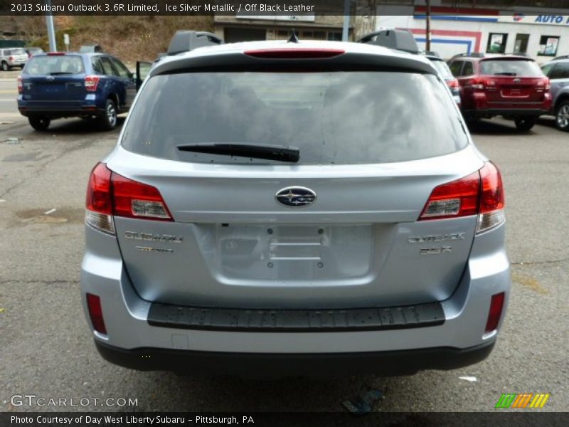 Ice Silver Metallic / Off Black Leather 2013 Subaru Outback 3.6R Limited
