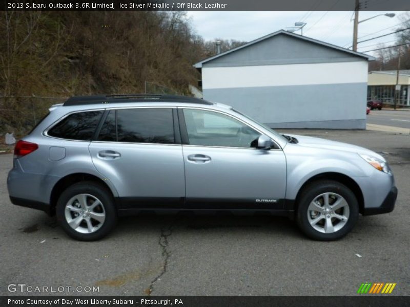 Ice Silver Metallic / Off Black Leather 2013 Subaru Outback 3.6R Limited