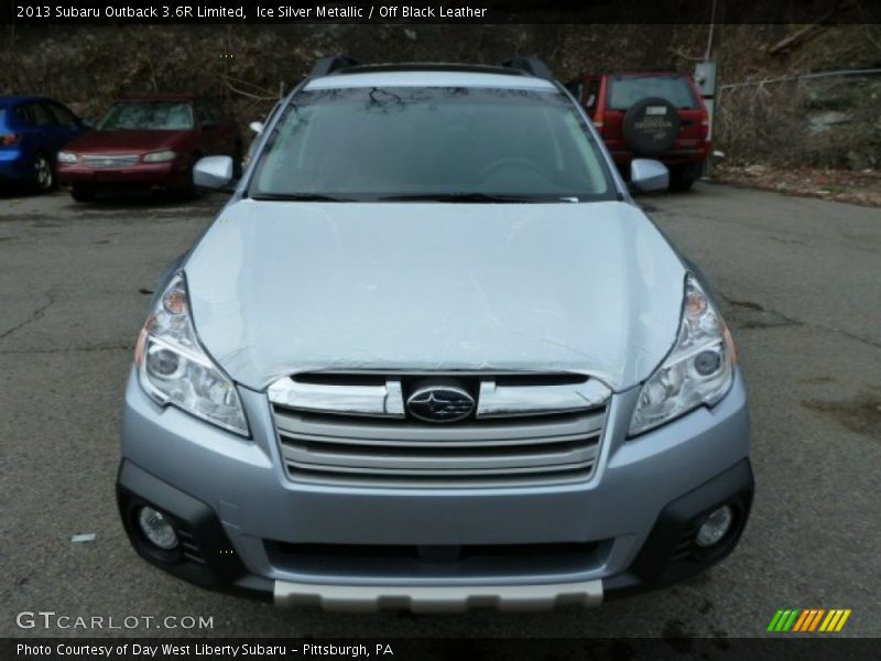 Ice Silver Metallic / Off Black Leather 2013 Subaru Outback 3.6R Limited