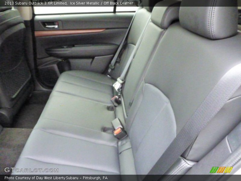 Ice Silver Metallic / Off Black Leather 2013 Subaru Outback 3.6R Limited