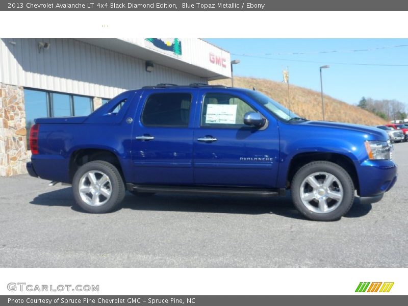  2013 Avalanche LT 4x4 Black Diamond Edition Blue Topaz Metallic