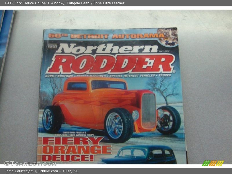 Tangelo Pearl / Bone Ultra Leather 1932 Ford Deuce Coupe 3 Window