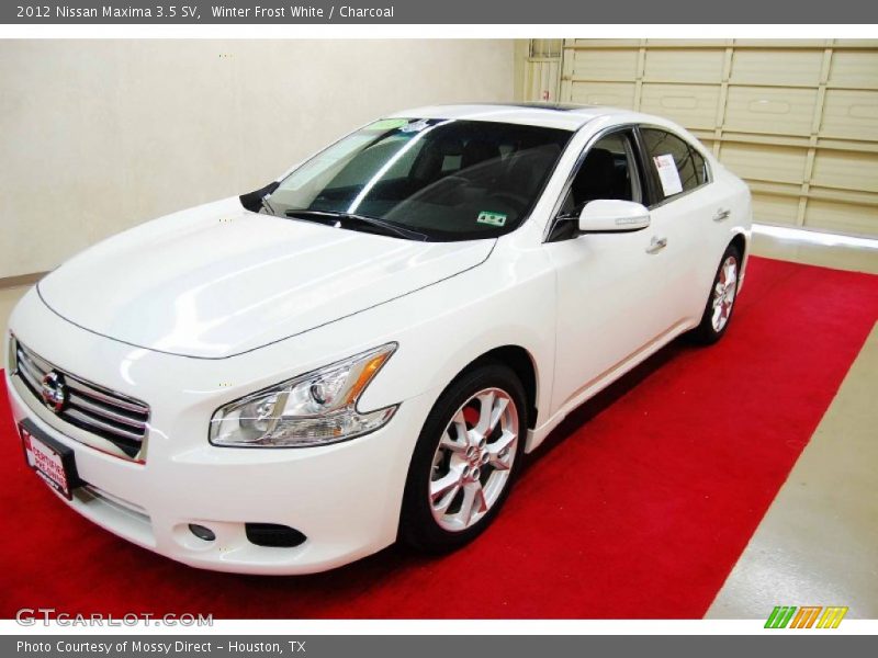 Winter Frost White / Charcoal 2012 Nissan Maxima 3.5 SV