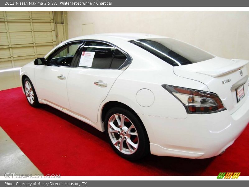 Winter Frost White / Charcoal 2012 Nissan Maxima 3.5 SV