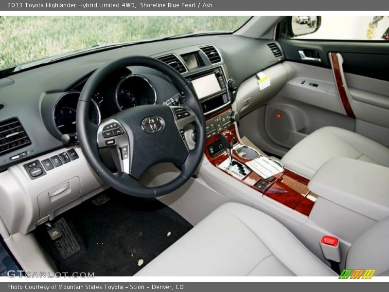  2013 Highlander Hybrid Limited 4WD Ash Interior