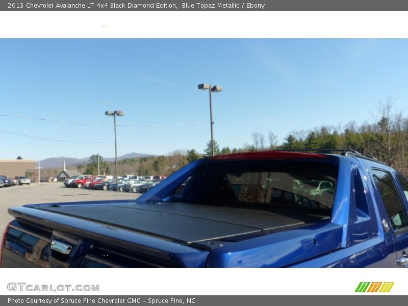 Blue Topaz Metallic / Ebony 2013 Chevrolet Avalanche LT 4x4 Black Diamond Edition