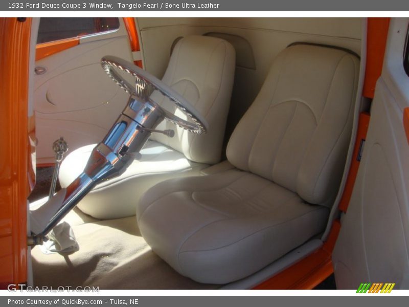 Tangelo Pearl / Bone Ultra Leather 1932 Ford Deuce Coupe 3 Window