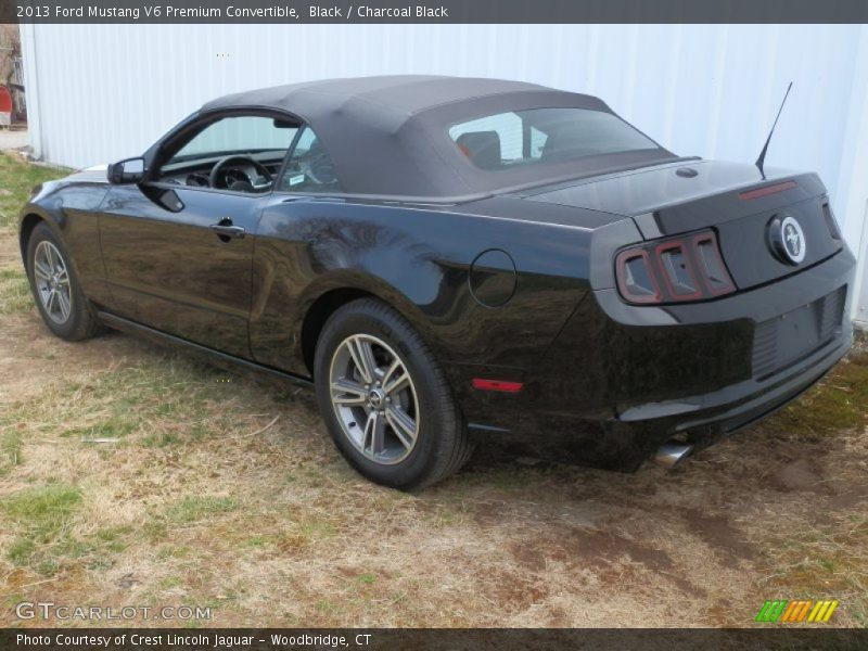 Black / Charcoal Black 2013 Ford Mustang V6 Premium Convertible