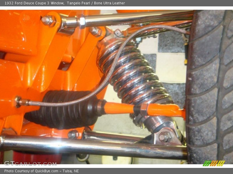 Tangelo Pearl / Bone Ultra Leather 1932 Ford Deuce Coupe 3 Window
