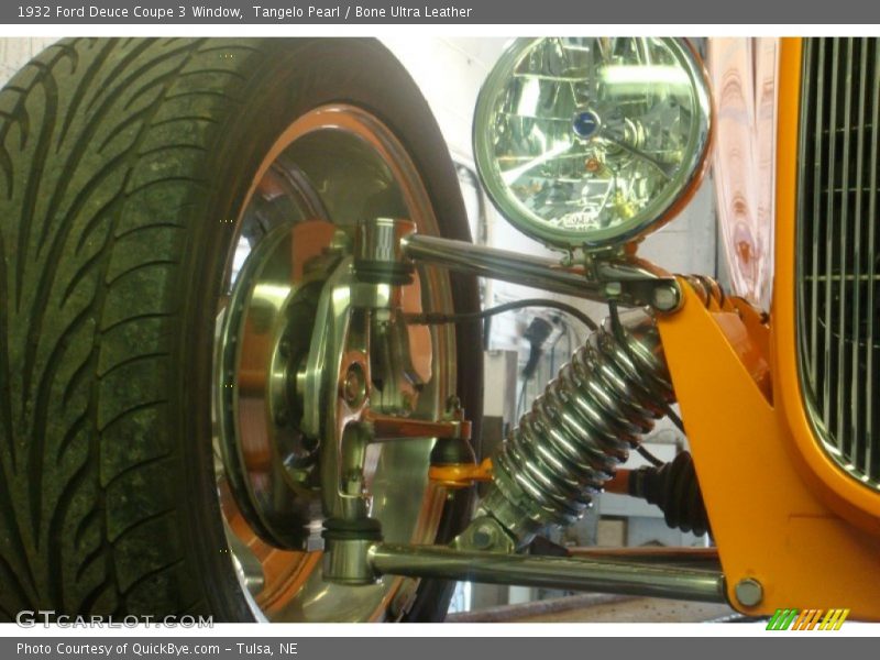 Tangelo Pearl / Bone Ultra Leather 1932 Ford Deuce Coupe 3 Window