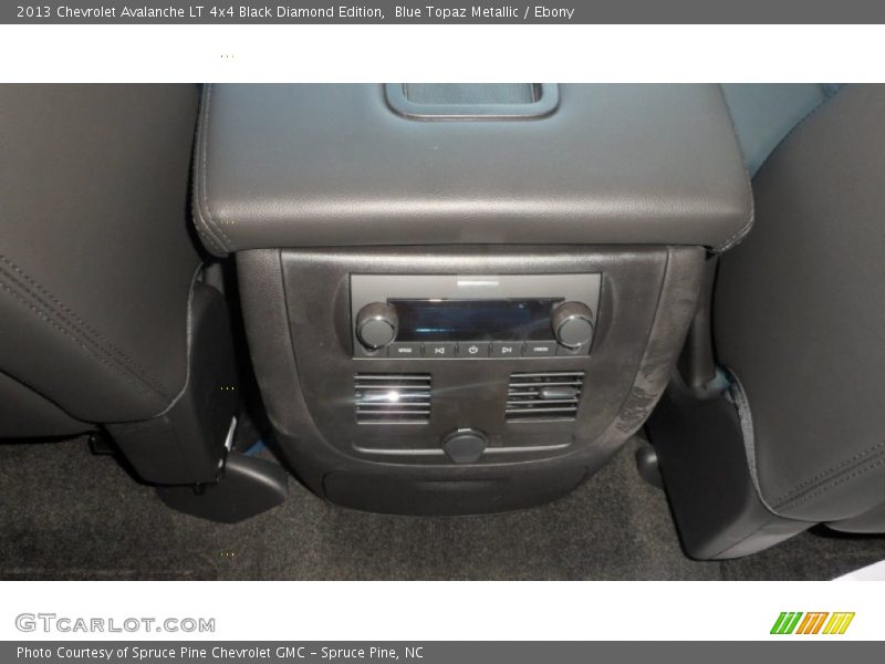 Blue Topaz Metallic / Ebony 2013 Chevrolet Avalanche LT 4x4 Black Diamond Edition
