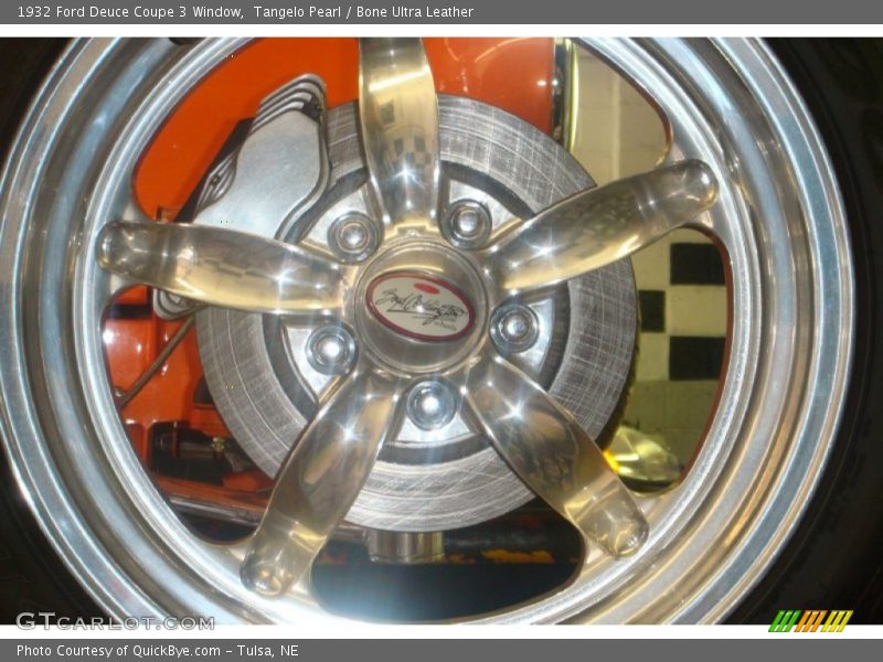 Tangelo Pearl / Bone Ultra Leather 1932 Ford Deuce Coupe 3 Window