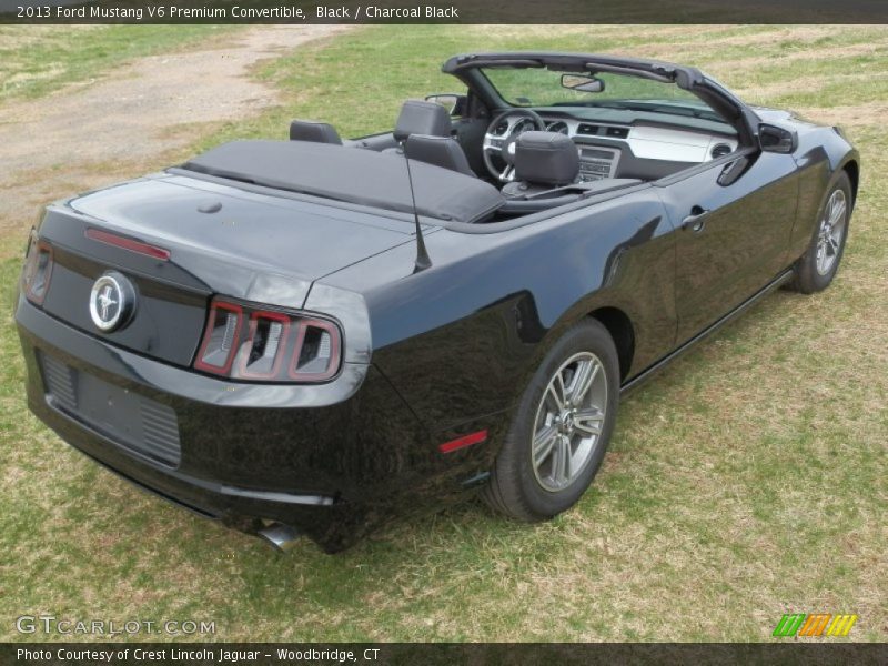 Black / Charcoal Black 2013 Ford Mustang V6 Premium Convertible