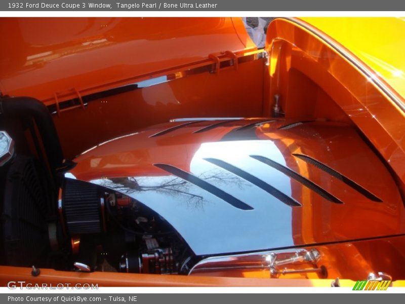 Tangelo Pearl / Bone Ultra Leather 1932 Ford Deuce Coupe 3 Window