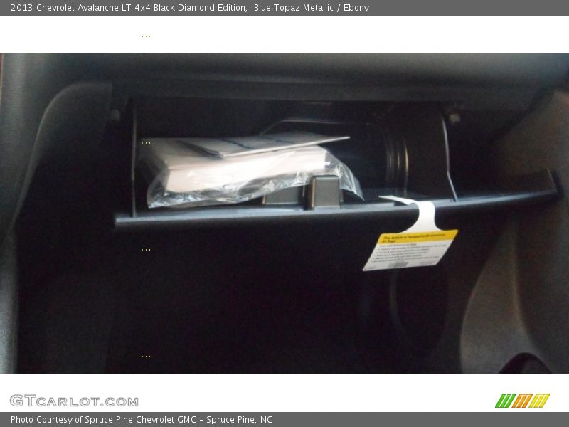 Blue Topaz Metallic / Ebony 2013 Chevrolet Avalanche LT 4x4 Black Diamond Edition