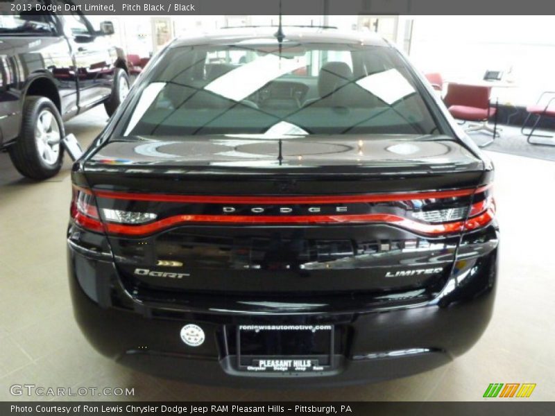 Pitch Black / Black 2013 Dodge Dart Limited