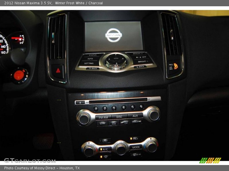 Winter Frost White / Charcoal 2012 Nissan Maxima 3.5 SV