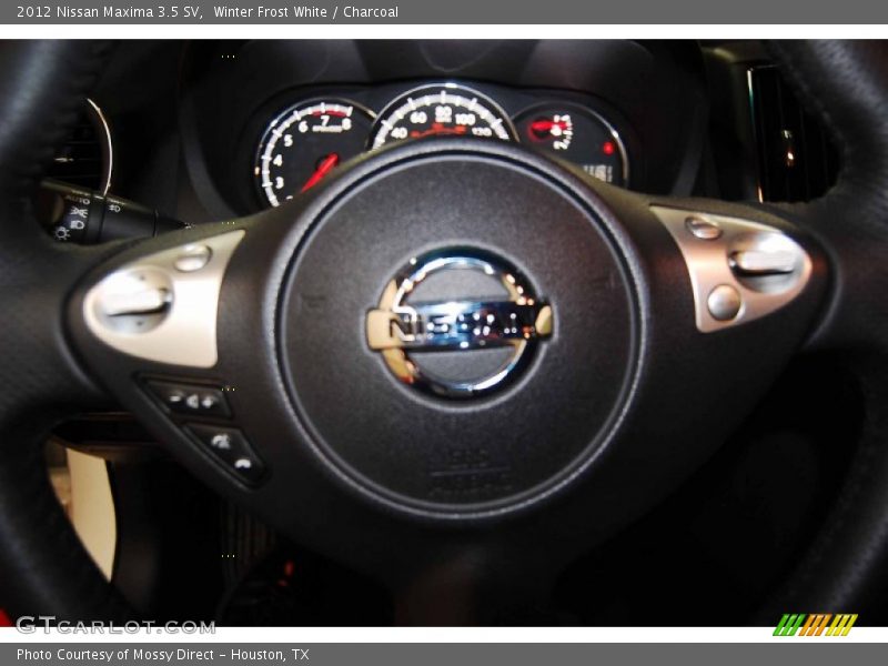 Winter Frost White / Charcoal 2012 Nissan Maxima 3.5 SV