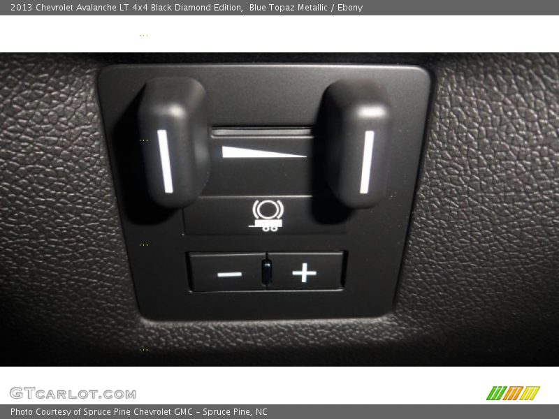 Blue Topaz Metallic / Ebony 2013 Chevrolet Avalanche LT 4x4 Black Diamond Edition