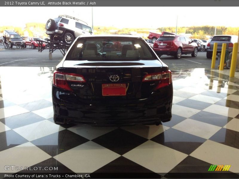Attitude Black Metallic / Ash 2012 Toyota Camry LE