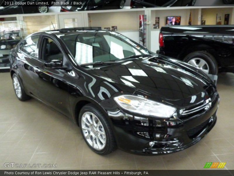 Pitch Black / Black 2013 Dodge Dart Limited