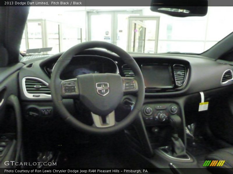 Pitch Black / Black 2013 Dodge Dart Limited