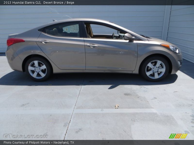Desert Bronze / Beige 2013 Hyundai Elantra GLS