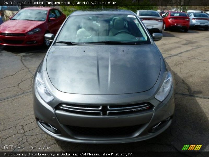 Tungsten Metallic / Diesel Gray/Ceramic White 2013 Dodge Dart Limited