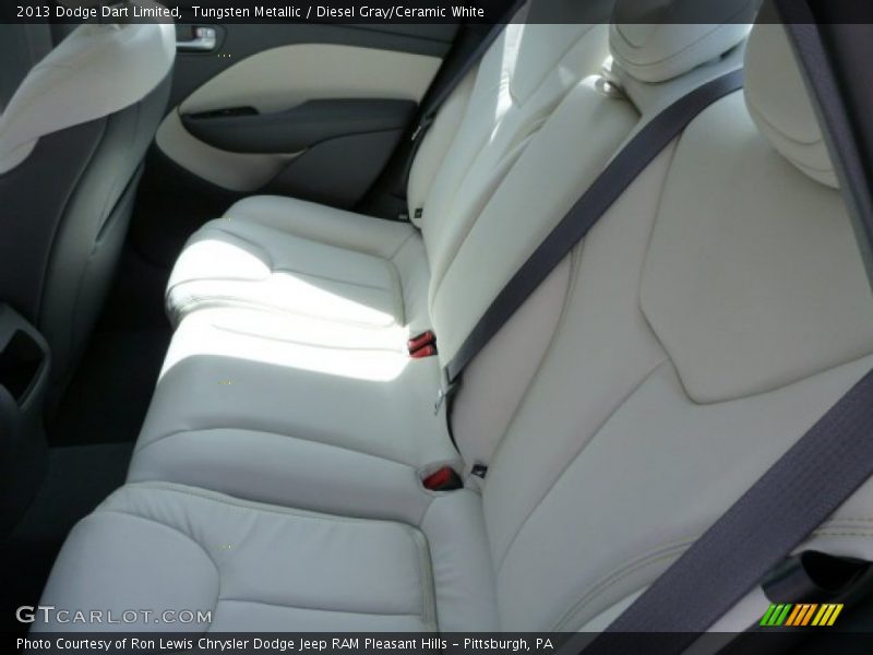 Tungsten Metallic / Diesel Gray/Ceramic White 2013 Dodge Dart Limited